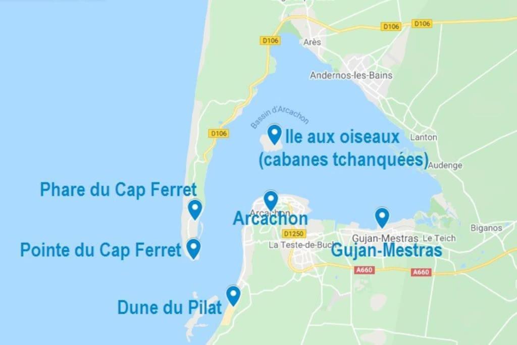 Le Faiere Audenge Villa Eksteriør bilde
